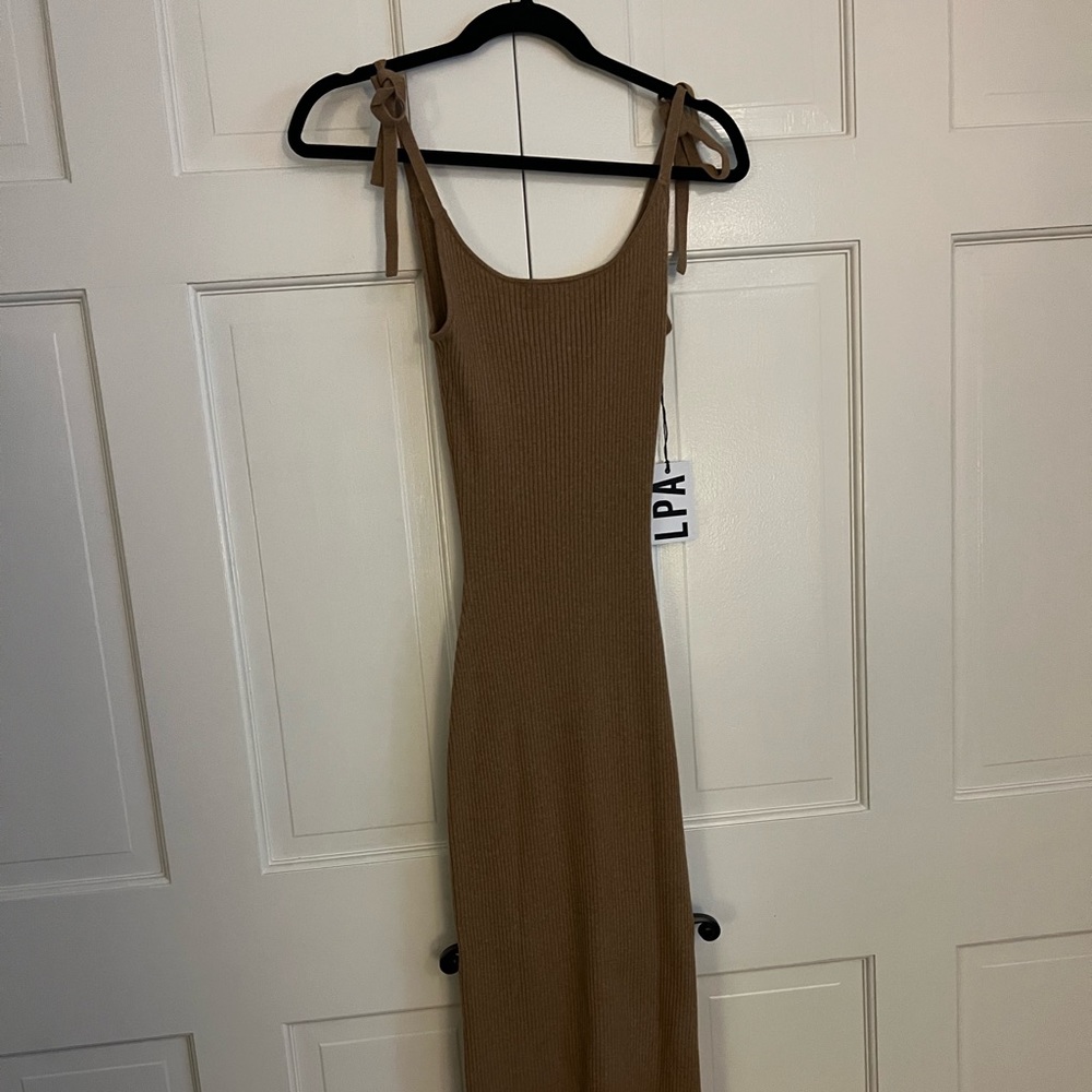 LPA knit sweater dress with a slit